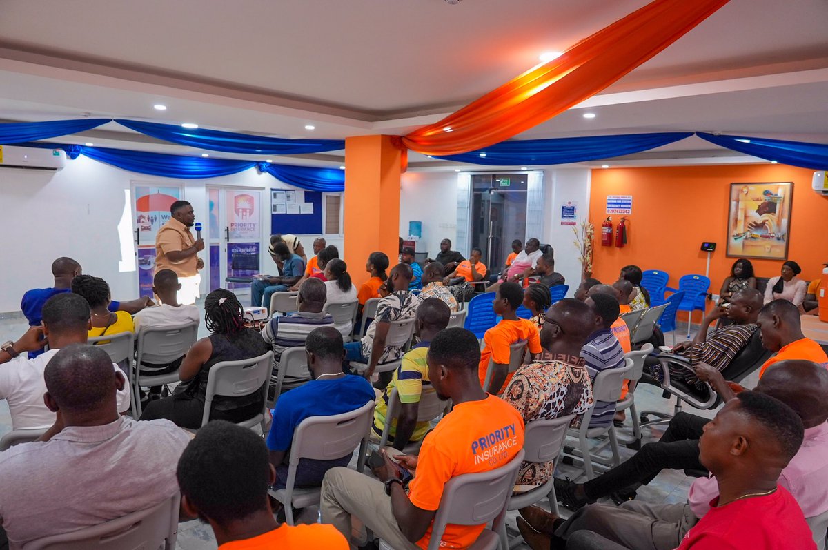 samboad_'s tweet photo. Yesterday, 28th October, 2023, i conducted a comprehensive training session for insurance agents of @priorityghana from Brong Ahafo and Ashanti region at the Suame Office.

#priorityinsurance
#samboad
#NSMQGrandFinale https://t.co/7cI2ShsRQj