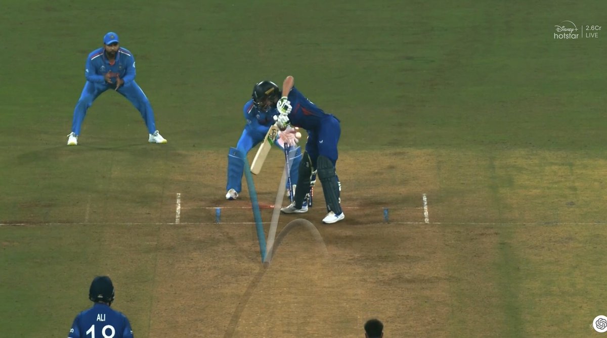 LoyalSachinFan's tweet photo. Ball of the century, Ball of the World Cup. You can call whatever Kuldeep Yadav. #INDvsENG https://t.co/exvt7WPBkd