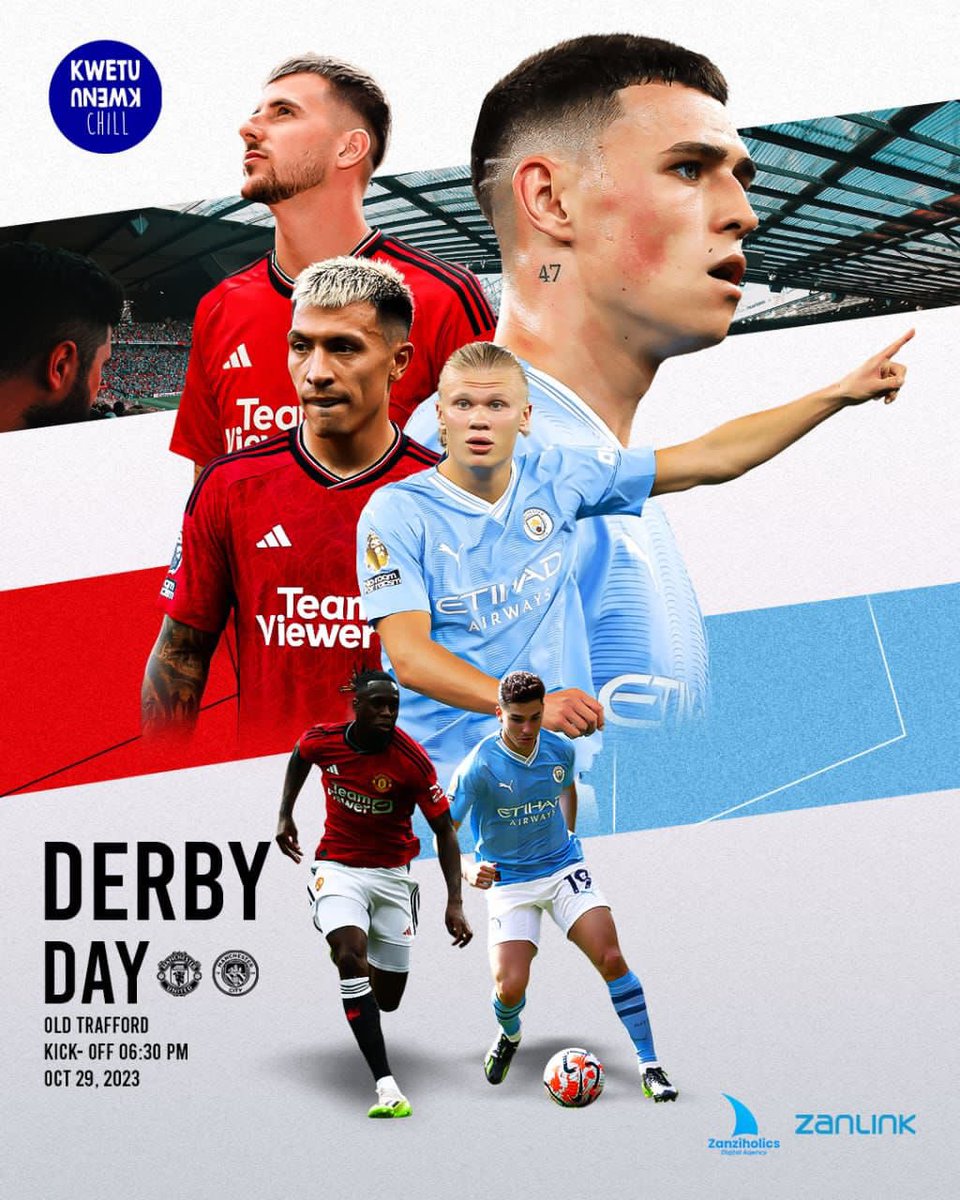 daktarimtalii's tweet photo. Today! Today! Art by @CentyUncle // @zanziholics #Zanlink #FumbaTown #KKChill #Zanzibar #ManUTD #ManCity #DerbyDay https://t.co/JO8z5aYLcl