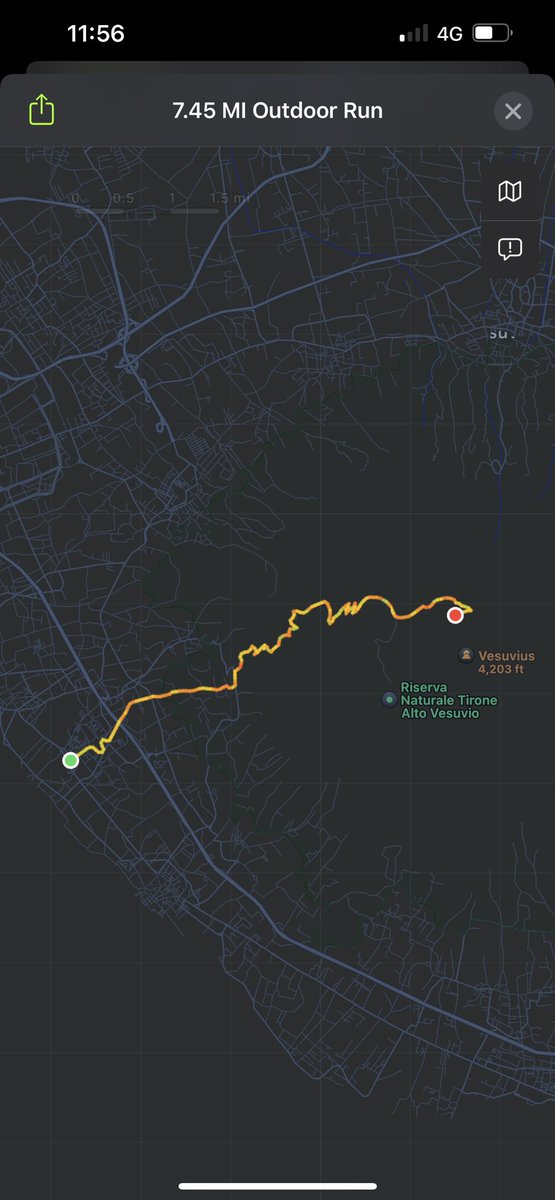 Tim and Wife B did a 12 km run today up Mount Vesuvius! This is their first time, and it took dedication and focus to push through! Congrats to all the participants, especially these two!