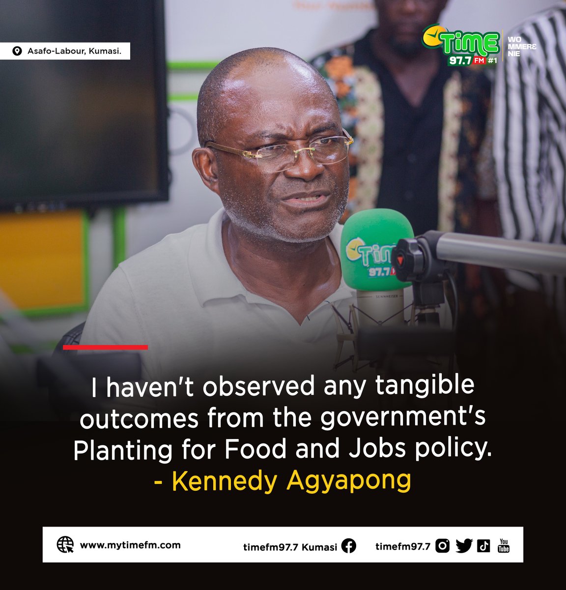 TimeFM977's tweet photo. Some excerpts from our exclusive interview with Hon. Kennedy Agyapong. #TimeFM 

#NSMQGrandFinale https://t.co/xJBvPUvHgE