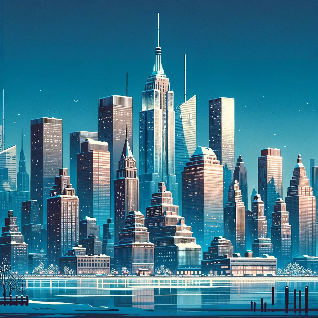 KianaIsCoding's tweet photo. Asked ChatGPT to draw me a desert, then asked it to now draw New York with the seed of the first picture, and from there carried on asking for sequential iterations of each generated image. Here are some highlights: https://t.co/HhvXfllxeD