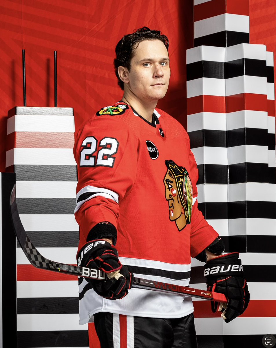NHLBlackhawks's tweet photo. everyone say happy birthday to Nikita Zaitsev 🥳 https://t.co/v8ZIPid5mr