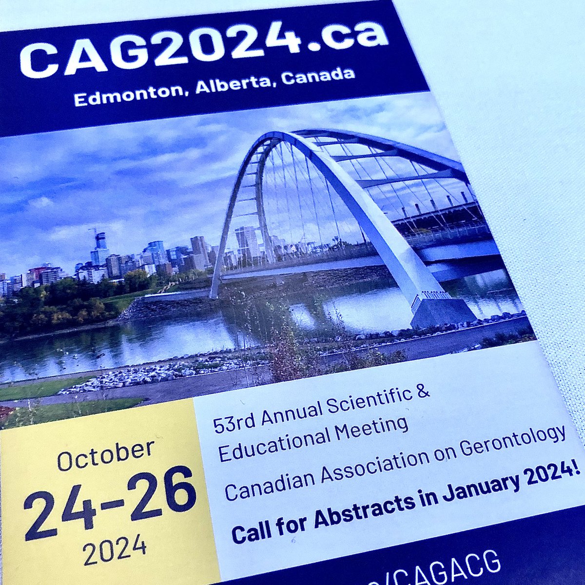 Thank you to 850+ delegates for making the #CAG_2023 conference a success, and congrats to @jazzfiocco for organizing the exciting program of #gerontology in Canada and abroad. @cagacg and @SC_CAG look forward to seeing you in Edmonton for #CAG_2024 chaired by @StephCham11!