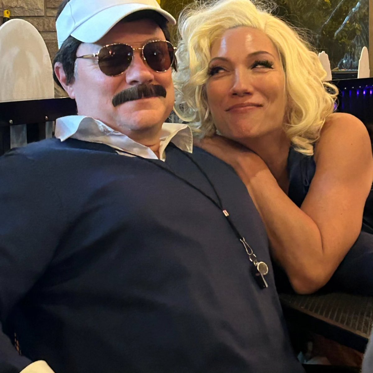 Happy Halloween from Ted &amp; Rebecca.

<a href="/TedLasso/">Ted Lasso</a> #Believe