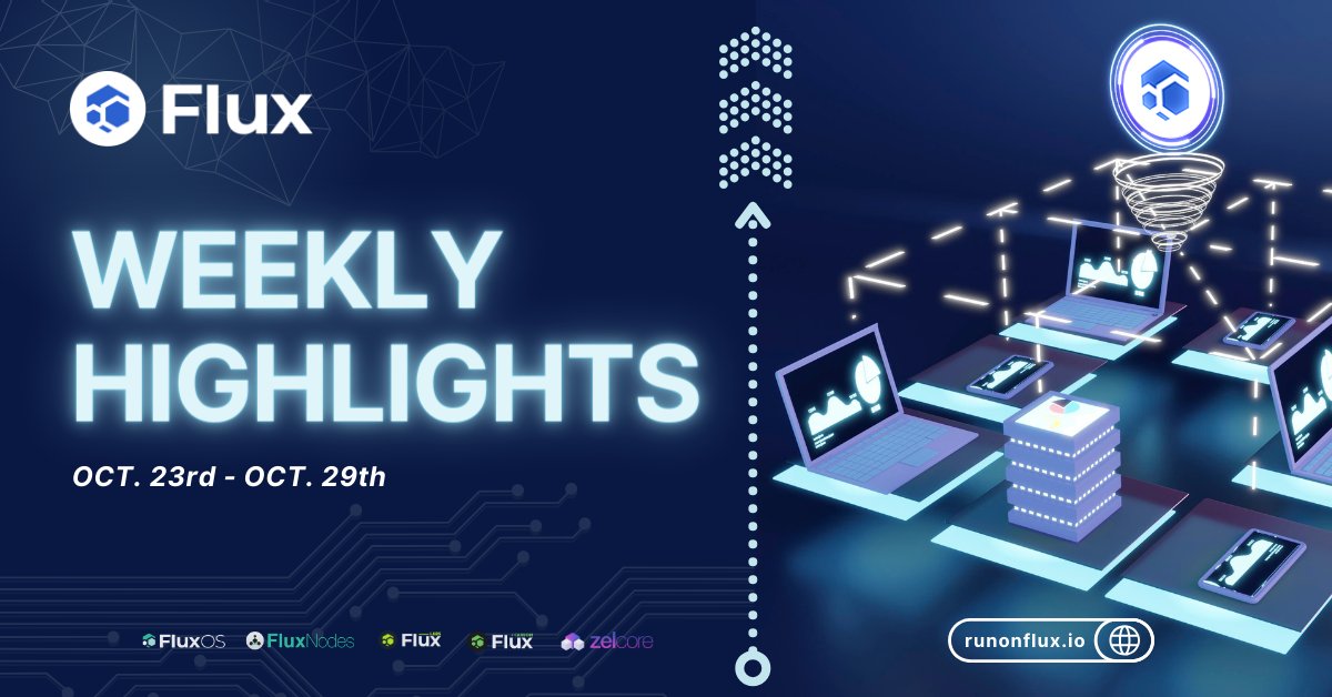 FluxNederland's tweet image. 📣 De belangrijkste momenten van de week:
- Aankondiging van FLUX-BTC als het 10e Parallelle Actief
- Uitgave van #FluxOS v4.15.0
- Een nieuwe partnerschap met FluxLabs en @hypercentpad
- Integratie van #Bitcoin nodes in #FluxCloud☁️
- Een artikel over $Flux in Yahoo Finance.📰💹
