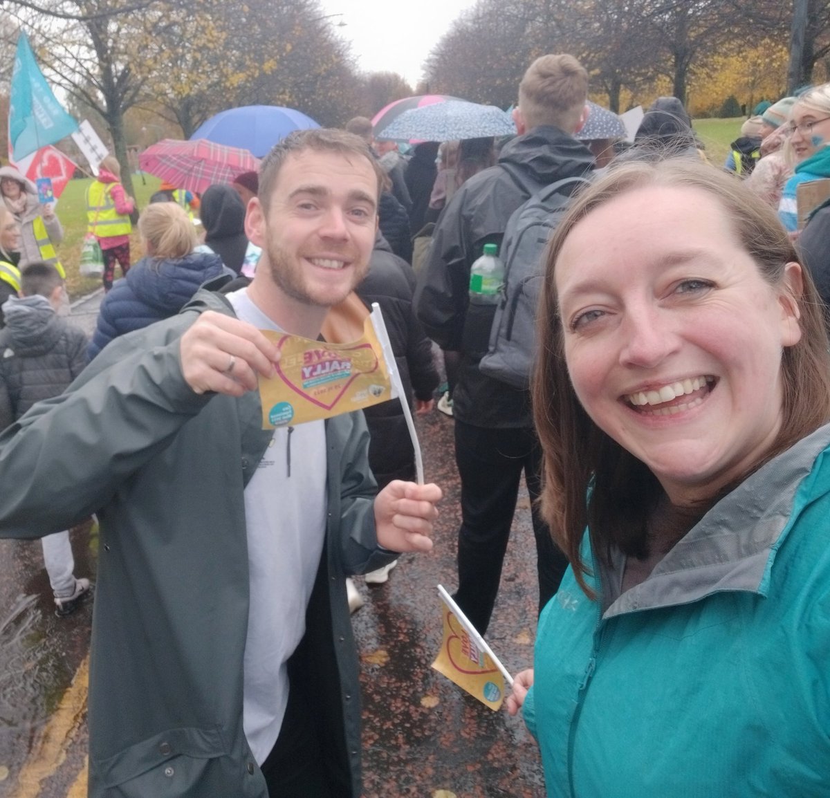 lizziethomo's tweet photo. Always a pleasure and privilege to march for love for care experienced people 🙌💙✊ #CEW23 #loverally https://t.co/0FOY0OP1Sp