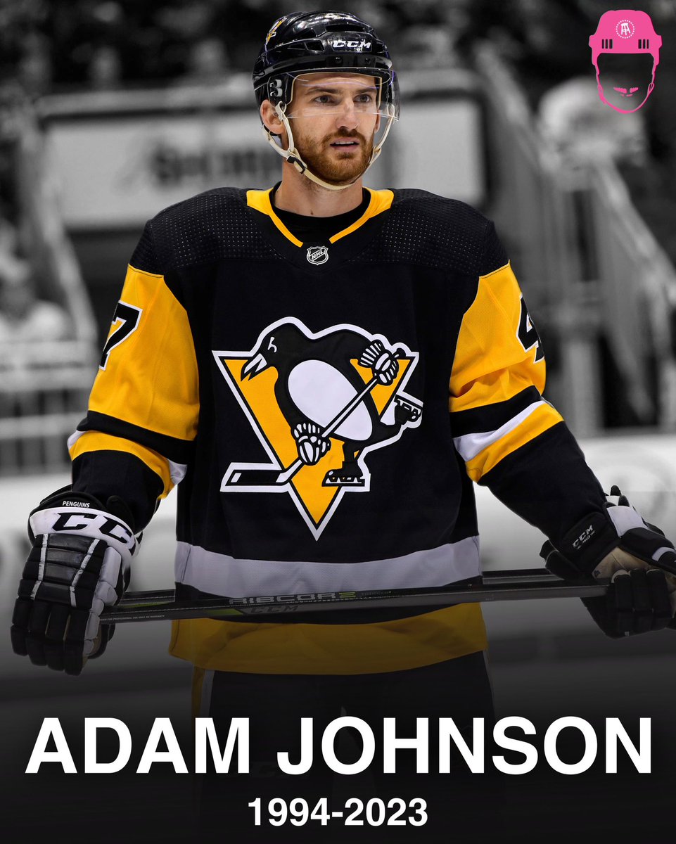 Heartbreaking news, rest in peace Adam Johnson. Sending our sincerest condolences to the Johnson family and their loved ones 🖤💛