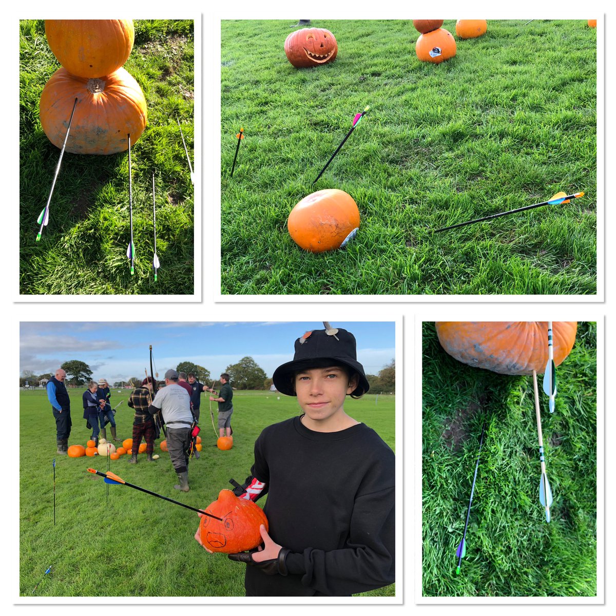Had a great time at today’s Pumpkinclout - the most autumnal fun you can have with a gourd, a bow and a quiver full of arrows!