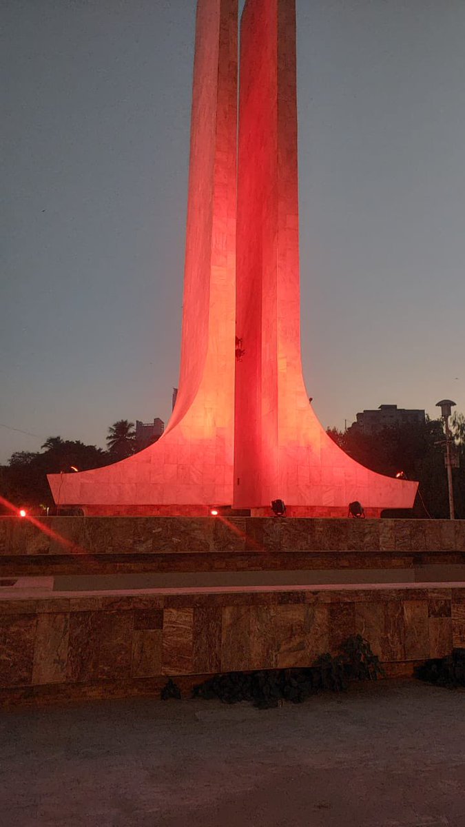 DCSouthKarachi's tweet photo. Karachi’s Iconic Frere Hall and Do Talwar turn Red to pay homage to our brotherly country, Turkiye and its brave citizens on reaching a remarkable 100 Years milestone as a modern progressive democracy. Best wishes for further excellence. Long live 🇵🇰  🇹🇷 Dosti. https://t.co/vI0fDZ58En