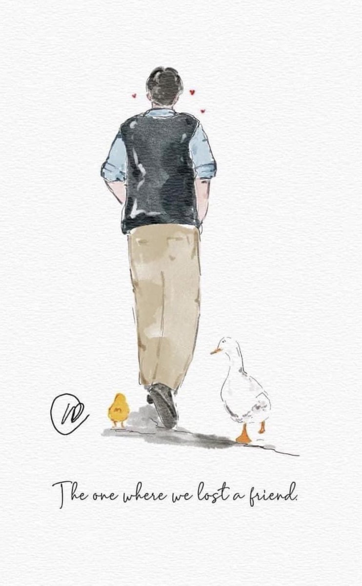 _happilyMarreed's tweet photo. THE ONE: 

WHERE WE LOST A FRIEND💔

#RIPMathewPerry https://t.co/w8k1Lgztq9