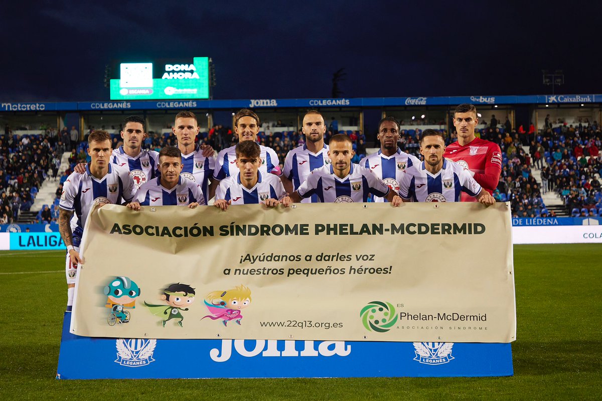 📸 Hoy dedicamos el partido al síndrome <a href="/PhelanMcDermid/">Asociación Síndrome de Phelan McDermid España</a> dentro de la campaña de visibilización de las #EnfermedadesRaras <a href="/FEDER_ONG/">FEDER | Enfermedades Raras</a>