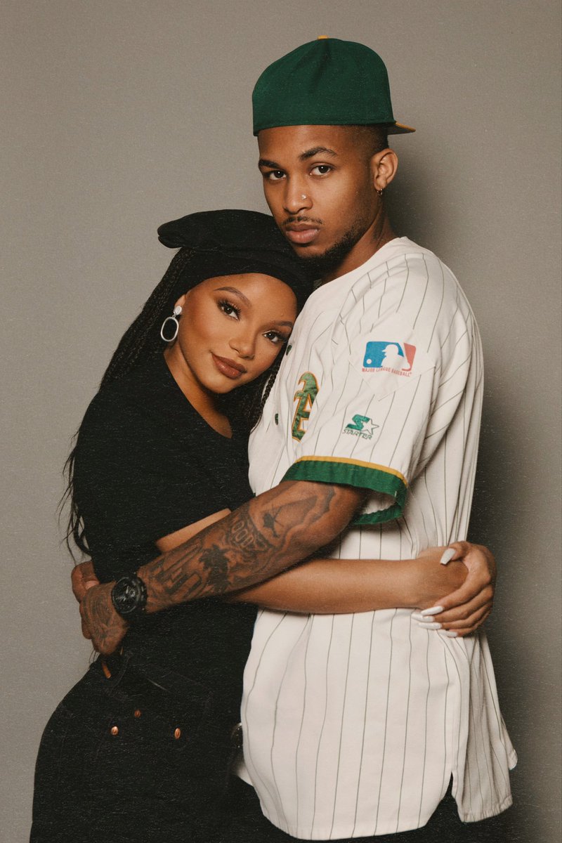 Halle Bailey and DDG dress up as Janet Jackson and Tupac in ‘Poetic Justice’ for Halloween.