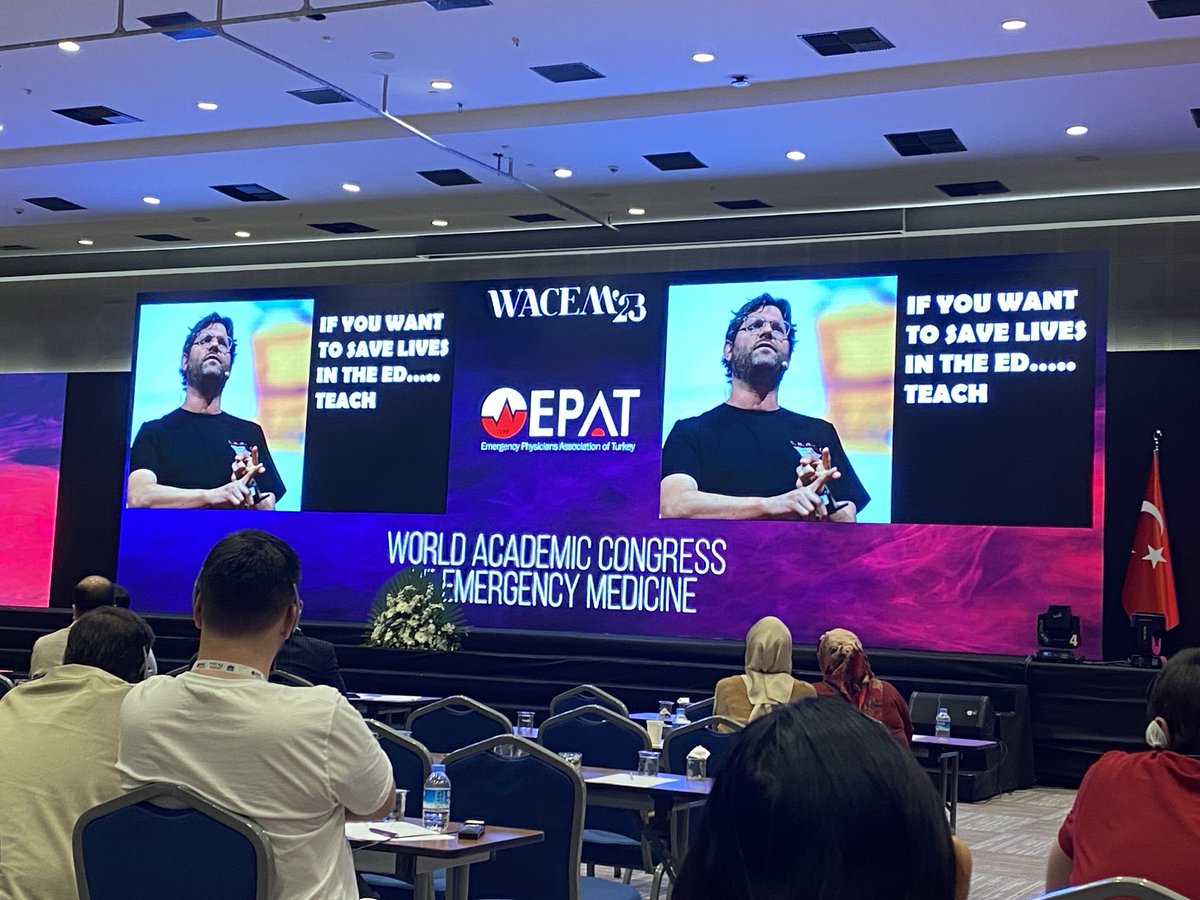 Been echoing this every single day! Brilliant Plenary session by ⁦@davidcarr333⁩ #WACEM2023 ⁦@indusemhealth⁩ ⁦@atuderorg⁩ #TURKEY #EMconf