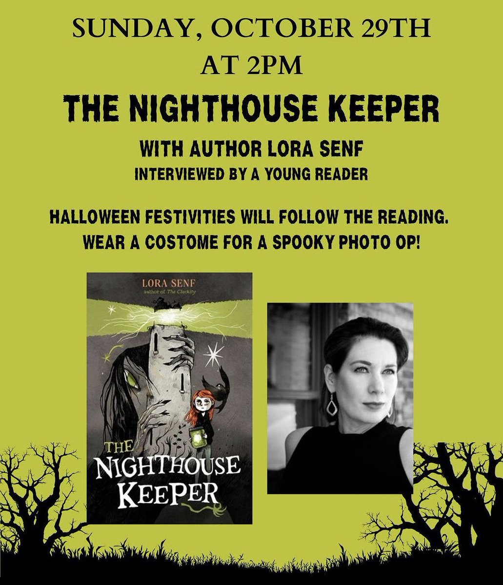 Lora Senf (@lora013) on Twitter photo Today! My last event until late November and I'm so excited to have it at <a href="/WishingTreeBook/">Wishing Tree Books</a> 🖤 Today! My last event until late November and I'm so excited to have it at <a href="/WishingTreeBook/">Wishing Tree Books</a> 🖤
