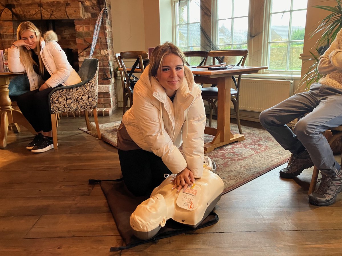 Rotary North East 'One Life Initiative' (@rotaryneonelife) on Twitter photo Tom & Phil with staff members at The Ship in Eighton Banks this morning to deliver a familiarisation session on CPR & AED's. An enthusiastic group keen to learn about the actions to take to potentially help save a life in the case of cardiac arrest. <a href="/WELMedical/">WEL Medical Ltd</a> <a href="/RotaryNorthEast/">RotaryNorthEast</a> Tom & Phil with staff members at The Ship in Eighton Banks this morning to deliver a familiarisation session on CPR & AED's. An enthusiastic group keen to learn about the actions to take to potentially help save a life in the case of cardiac arrest. <a href="/WELMedical/">WEL Medical Ltd</a> <a href="/RotaryNorthEast/">RotaryNorthEast</a>