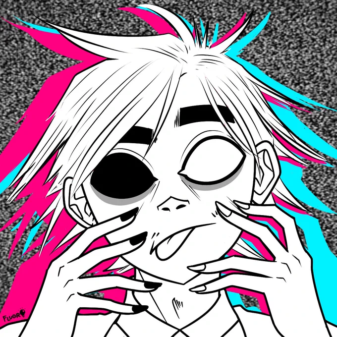 [#Gorillaz / # Eyes] black and/or white 
