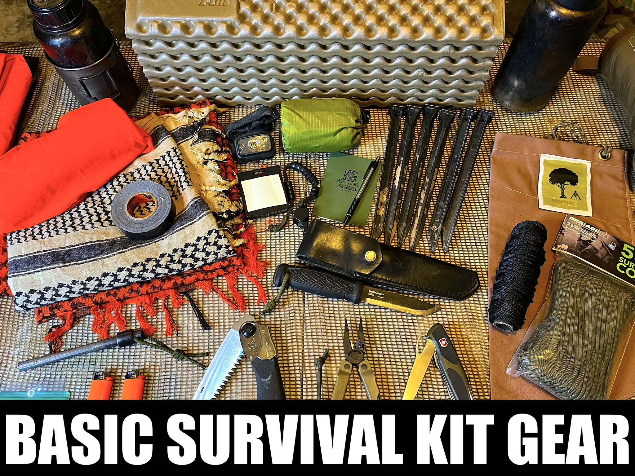 Ranger Survival and Field Craft on X: Basic Survival Kit Load Out