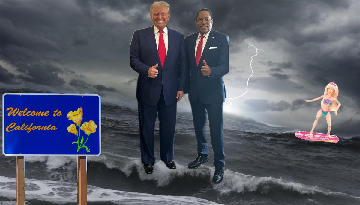 LeftoverNews's tweet photo. 🎵#CaliforniaScheming 🎵
Larry Elder's down
But he won't go away
He's endorsing @realDonaldTrump
On this dismal day
Won't pick a man of color
Just a man of gray
California Schemin'
Is @LarryElder's way
(Apologies to The Mamas & The Papas) https://t.co/s39zSzPZmg