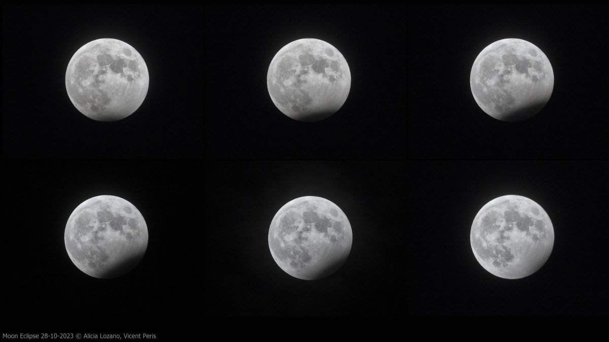 alipegaso's tweet image. Pequeña animación del eclipse de anoche. Imágenes procesadas íntegramente con #PixInsight 

Estirado con MaskedStretch y LocalHistogramEqualization. Después alinear las lunas con Fourier. Et voilá! 

#mooneclipse #EclipseLunar #Astrophotography #astronomy