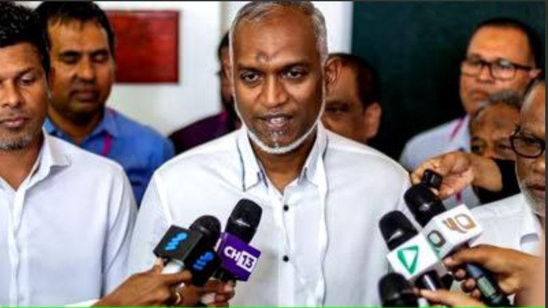 Lesson : Peaceful is a Peaceful 

Maldives will work to return Indian military personnel from its shores 'AS SOON AS POSSIBLE'  President-elect Mohamed Muizzu 

Remember when Maldives water plants failed and Maldives was not having drinking water

It was India who send water to