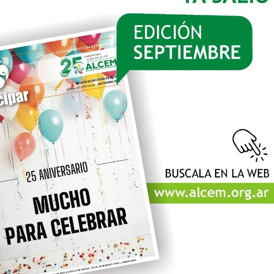 ALCEMok's tweet photo. 📣 ¡Ya salió la Revista Participar de SEPTIEMBRE 2023! 🧡
 Vas a encontrar toda la información sobre lo que fue el evento de los 25 años de ALCEM, notas de médicos especialistas, artículos de interés y una historia de vida.

👉🏼 Leela y compartila desde nuestro sitio web https://t.co/JeK7HYrUmI