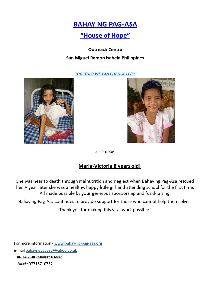 Thanks to Nickie for sharing her inspiring work in the Philippines. Here is some extra information...just in case you missed the hard copy. All help (in whatever form) is truly appreciated....
#hopeofhope #Philippines #lovethyneighbour #stlukespeterborough
