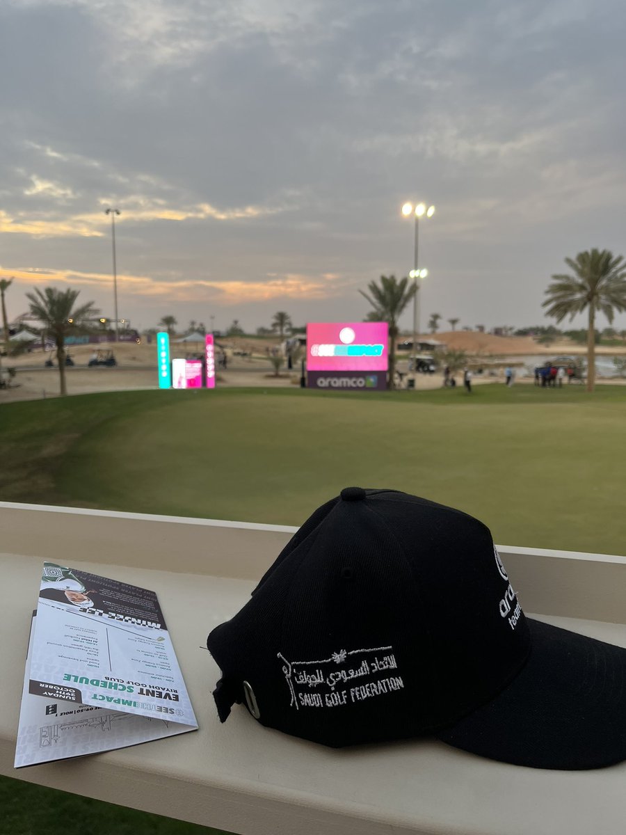 incredible evening at #riyadh_golf_club #golf_saudi #AramcoTeamSeries ⛳️🤍