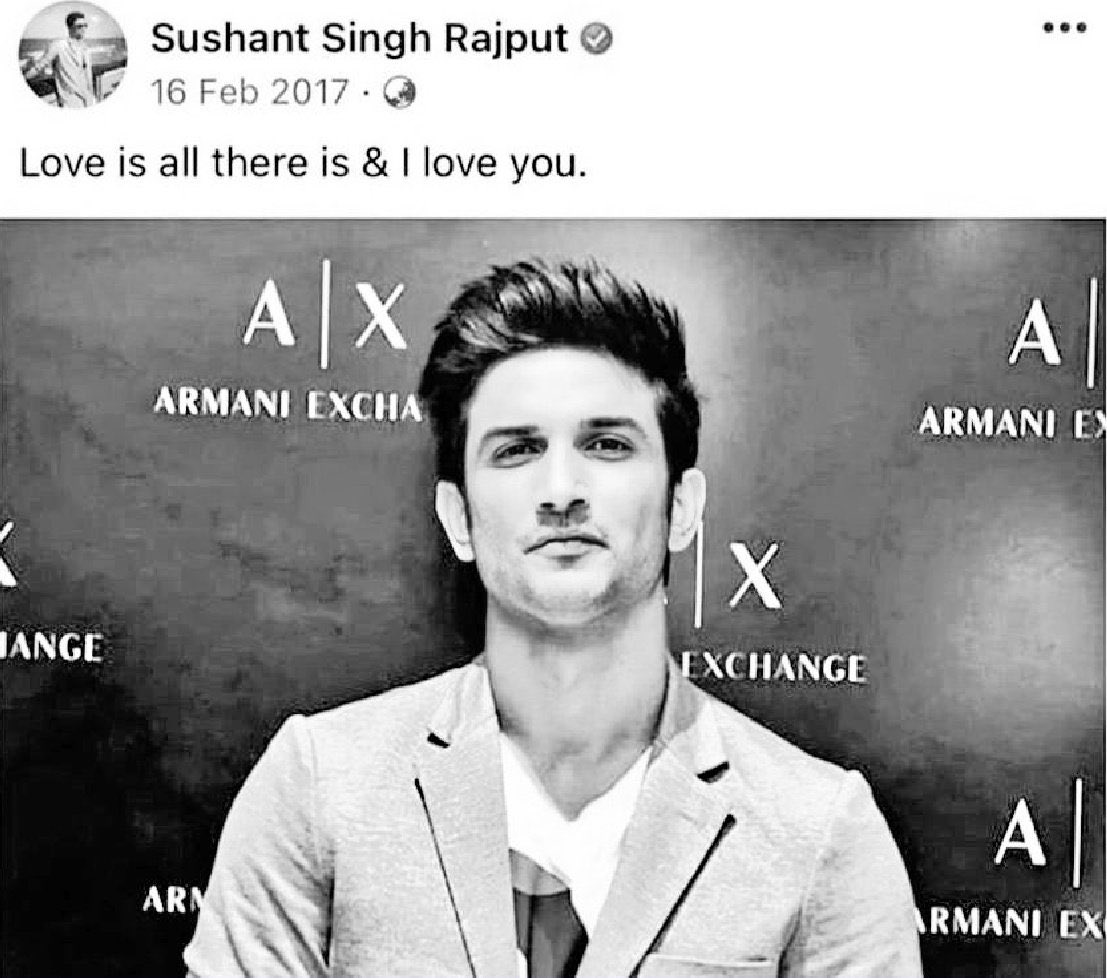 PIYALIBH's tweet photo. “Love is all there is &amp; I love you..”

#SushantSinghRajput𓃵 forever ❤️ https://t.co/BZLC1EFChW