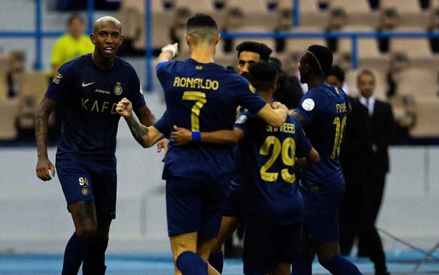 mytm94's tweet photo. Ronaldo kiến tạo, Al Nassr thăng tiến trên BXH giải VĐQG Saudi Arabia
#bongda #Ronaldo https://t.co/sgfUUPHsC4