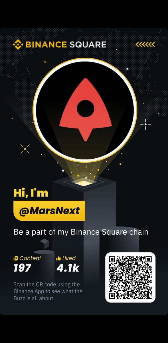 0xMarsNext's tweet image. Follow #MarsNext on #BinanceSquare and get free crypto rewards.

binance.com/en/feed/profil…

#crypto #Binance