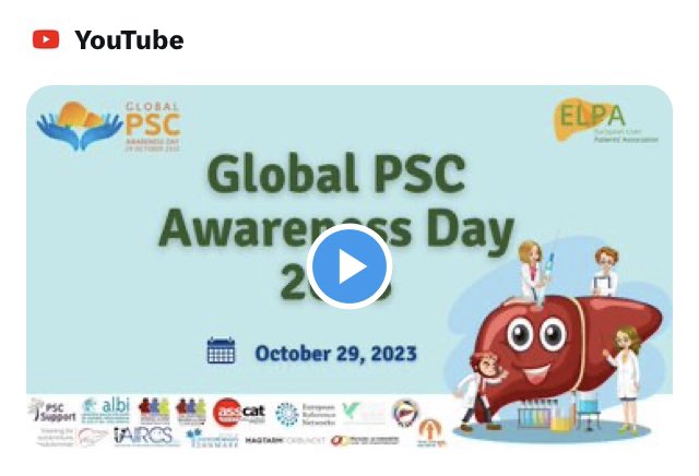 The Quality of Life in PSC conversation w liver experts from Australia, Belgium, and UK for this global #pscaware day.