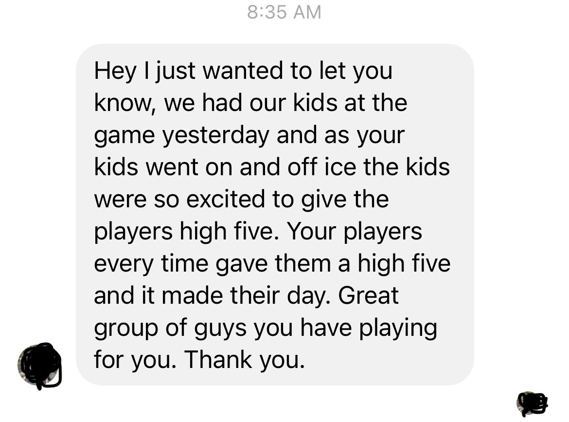 A lot of good, and a lot of learning from the first weekend. Nice to get the first win on Friday, and a tough one yesterday, but getting messages like this is a great way to start a Sunday.

#SharpenTheAxe