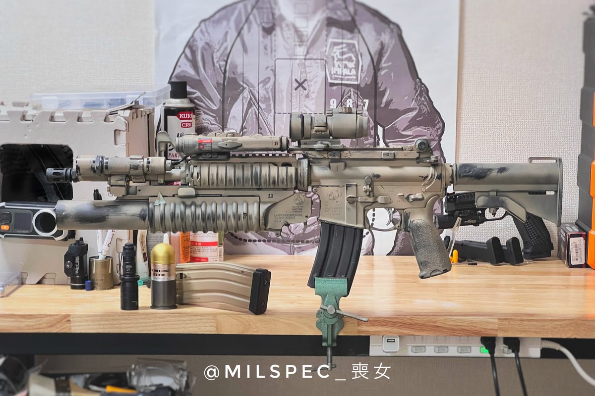 - S O P M O D -

Travis Haley‘s M4A1 SOPMOD Clone build (Systema PTW)