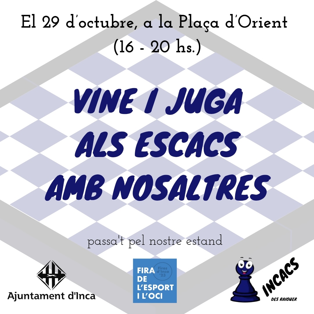 IncacsR's tweet photo. Ya estamos instalados!  De 17 a 19 horas celebraremos un Torneo Masnou (este formato de torneo permite la flexibilidad de entrar o salir del mismo cuando el jugador lo desee dentro del tiempo establecido). https://t.co/mHSrd7vYXb