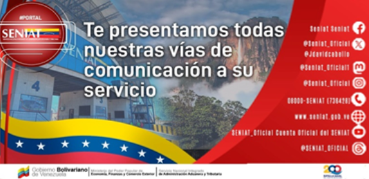 FALCON_SENIAT's tweet photo. Nuestros canales de comunicación están a tu disposición. 
#SENIATPotenciaLaEconomía https://t.co/gitV43ay5u