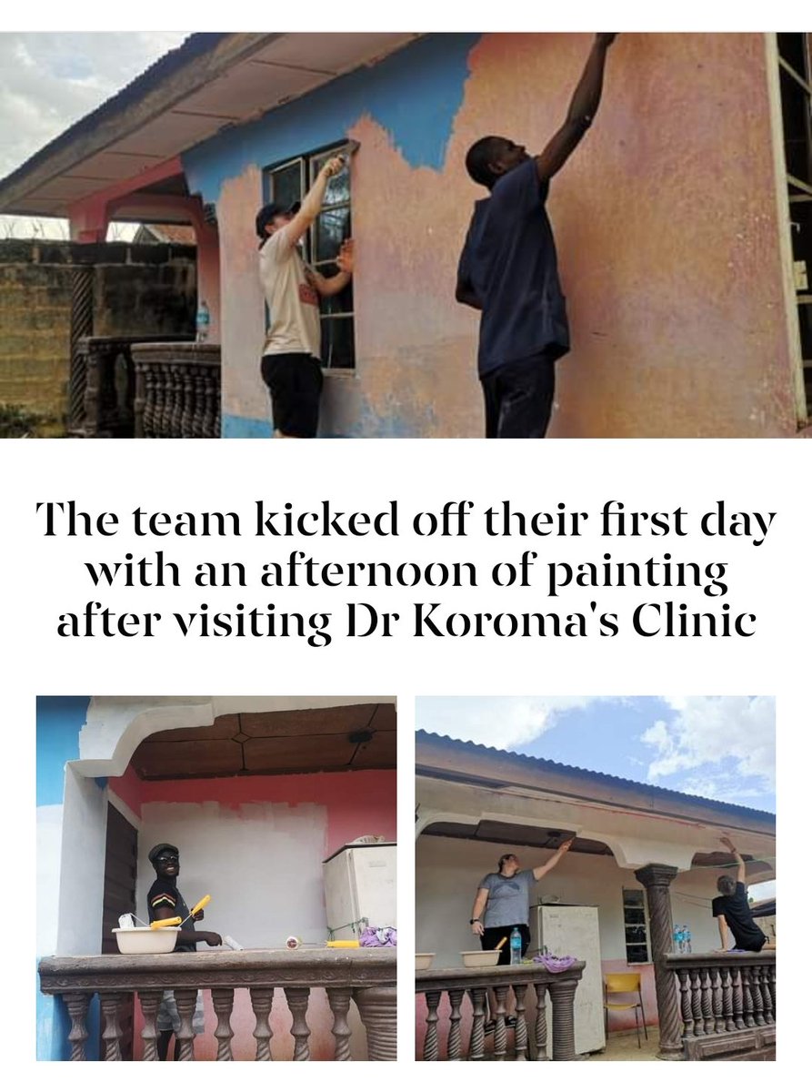 TransformSalone's tweet image. #sierraleone #sweetsalone #salone #sweetsalone #BrighterFuture #WorkingTogether #volunteering