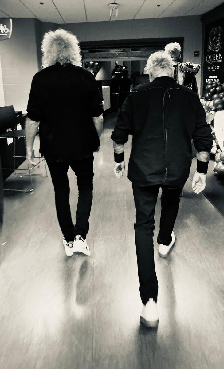 QueenWillRock's tweet photo. Ready to rock you again Saint Paul! 🤘🏼  
Two special nights @XcelEnergyCtr 

📸 Credit: Em Donoghue 
#rhapsodytour https://t.co/pitBzprbkp