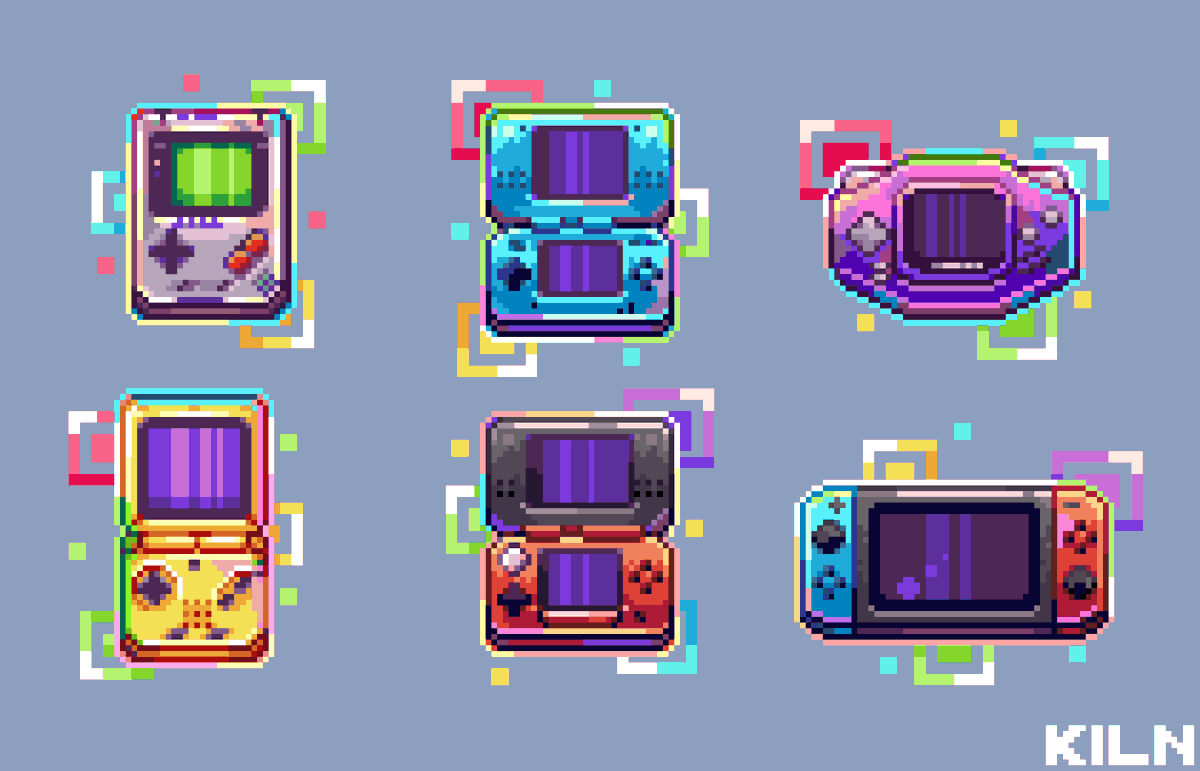 ThePixelSlime1's tweet photo. Which one did you grow up with? https://t.co/eWxi78ftPX