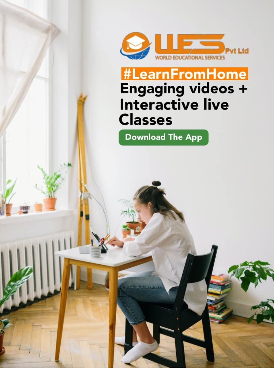 Learn from Home.
#WESeStudyCard
<a href="/wesedu737/">World Educational Services</a>