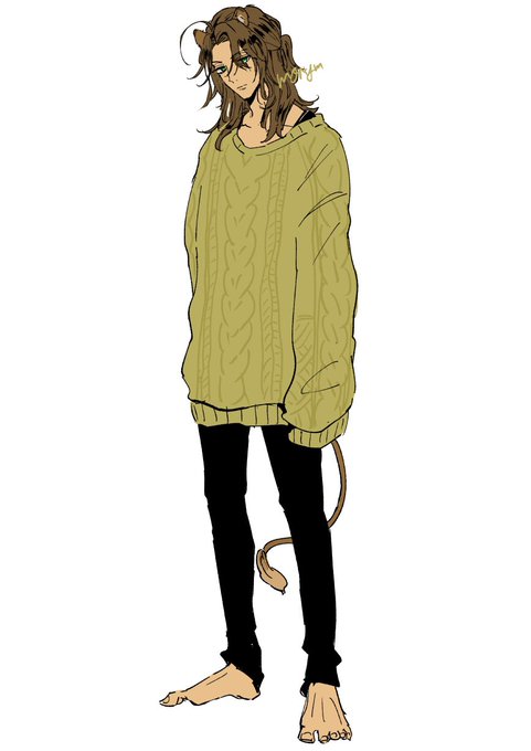 「lion girl long sleeves」 illustration images(Latest)