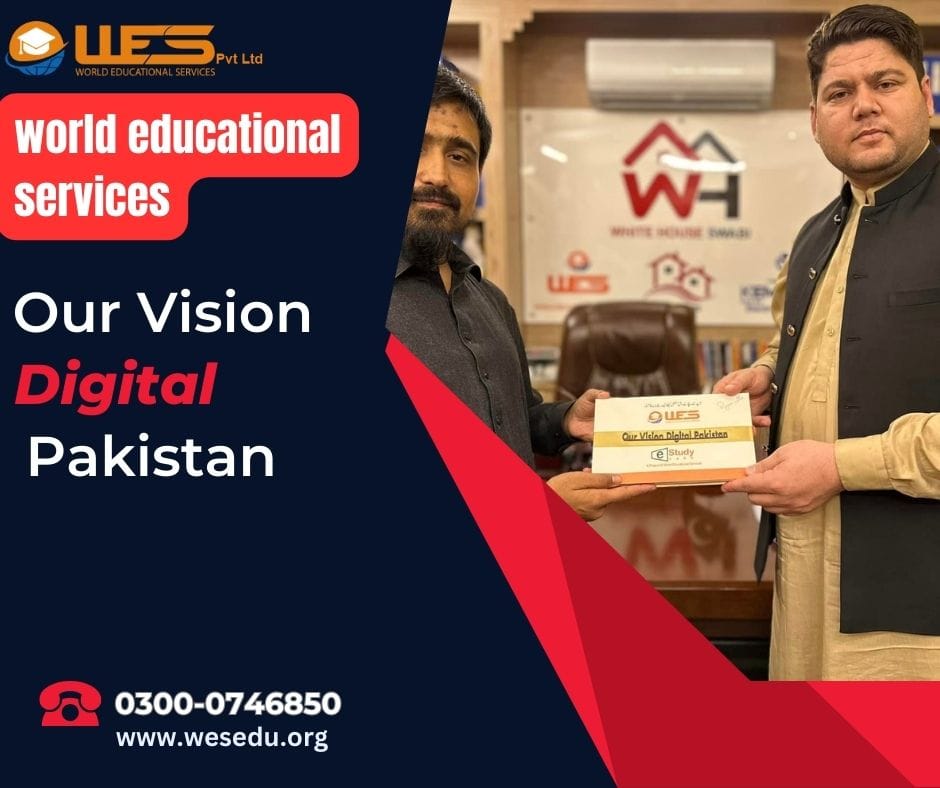 Our vision Digital Pakistan.
#WESeStudyCard
<a href="/wesedu737/">World Educational Services</a>