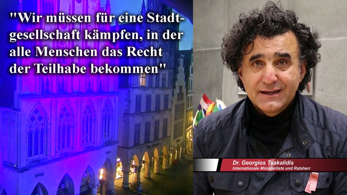 Muenstertube's tweet image. #Münster. @Dr_Tsakalidis  (#RatMS &amp;amp; Int. Münsterliste): "Wir sind in einer Zeit der Abschiebehysterie"/Kritik an @WN_Redaktion -Berichte &amp;amp; diskrem. @cdumue  Äußerungen zu MSO´s, sowie Bürgergeld-Auss. OB Lewe 
youtu.be/d-fgFcbHIvY