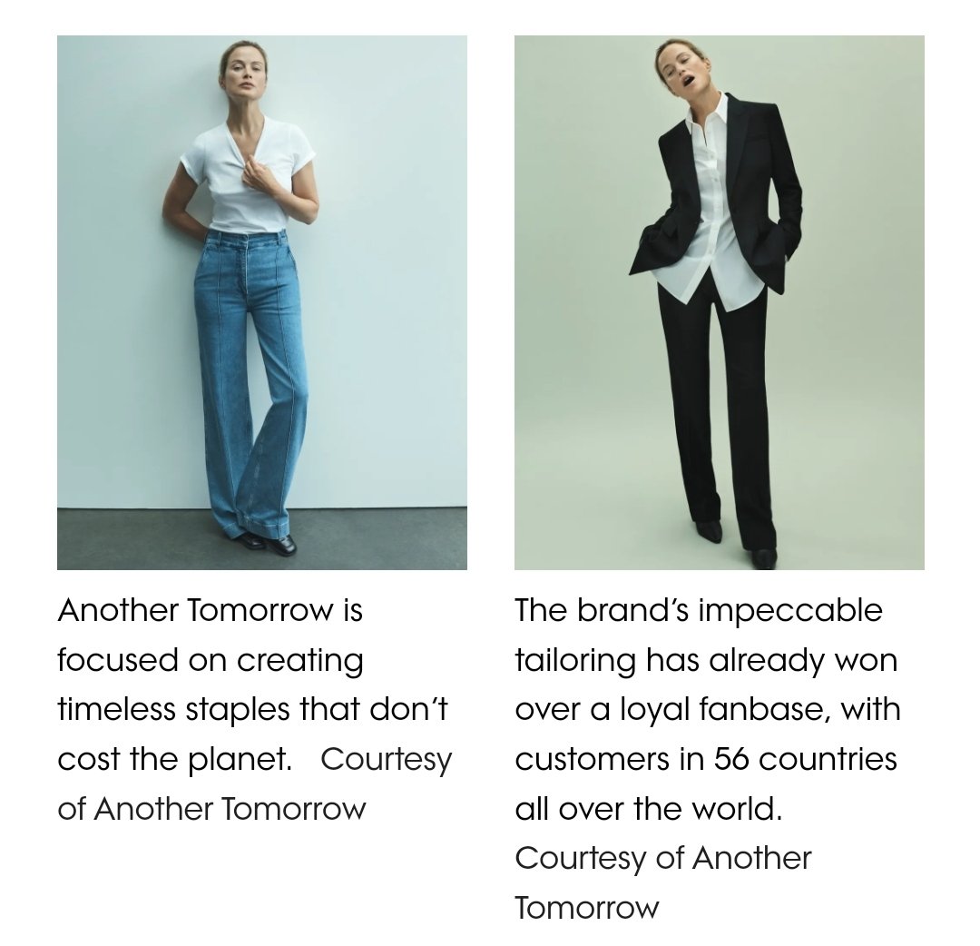 Since launching in 2020, #AnotherTomorrow has quickly developed a loyal fanbase. A-list fans include the likes of #AngelinaJolie (who recently wore the Doppio Boatneck Dress), #MeghanMarkle and #GwynethPaltrow along with #JessicaChastain #AvaDuVernay and #CourteneyCox