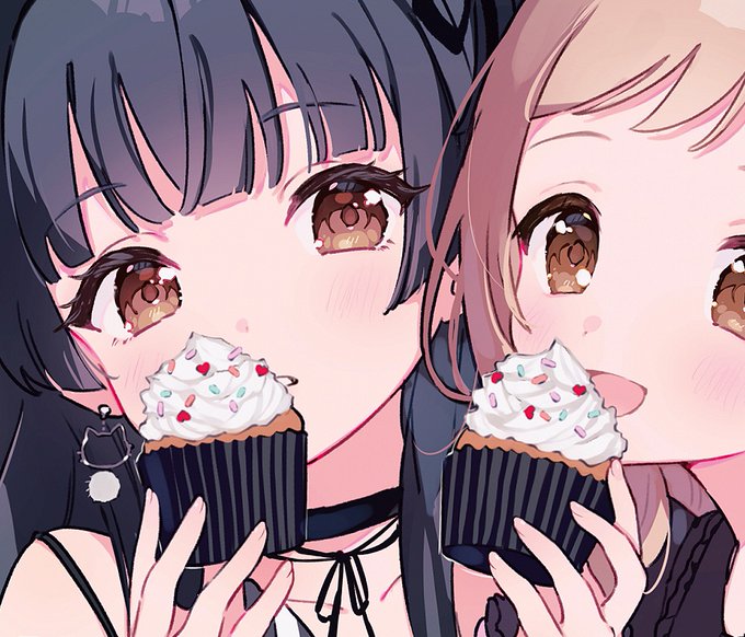 「bangs cupcake」 illustration images(Latest)