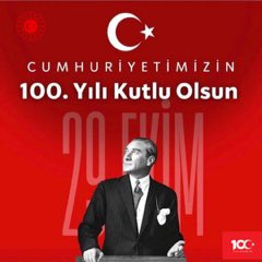 Cumhuriyetimizin 100. Yılı Kutlu Olsun! #TürkiyeYüzyılı Gurur ve coşkumuzu paylaşan tüm Müttefiklerimize teşekkürler. Birlikte daha güçlüyüz. Happy 100th Anniversary! We thank all our Allies in #NATO for sharing our joy and pride on this special occasion. #StrongerTogether