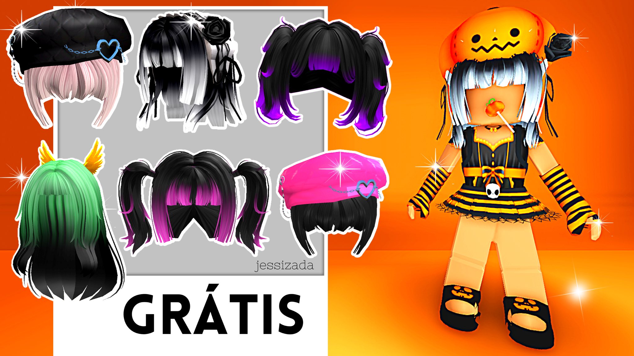 jessizada on X: 👾 AGORAAAAAAAAAAAAAAA! COMO GANHAR 5 CABELOS GRÁTIS NO  ROBLOX EM 2023 FREE HAIR Video:  Discord:   #roblox #robloxugc #robloxugcgratis #robloxugcfree  #robloxfreelimited