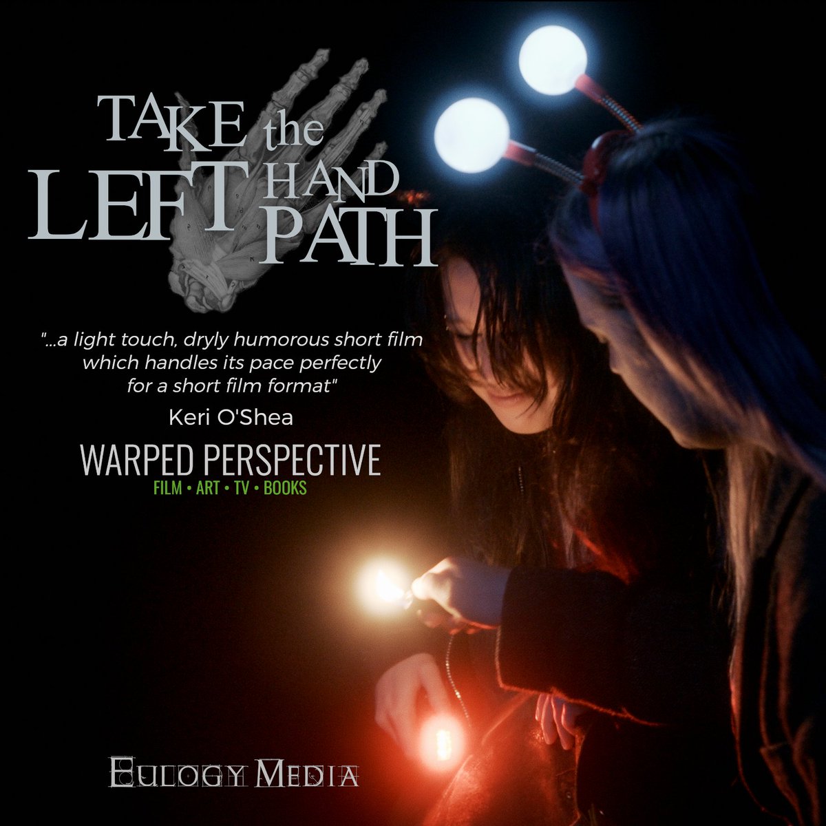 eulogymedia's tweet photo. A huge thank you to Keri O'Shea of @WarpedPersp  for the deep dive into our latest short film, the Halloween-themed dark comedy 'Take the Left Hand Path':

https://t.co/twvTD1bZne

You can view the film by clicking here:
https://t.co/g0L6sG97If https://t.co/oKAkp6p3pR