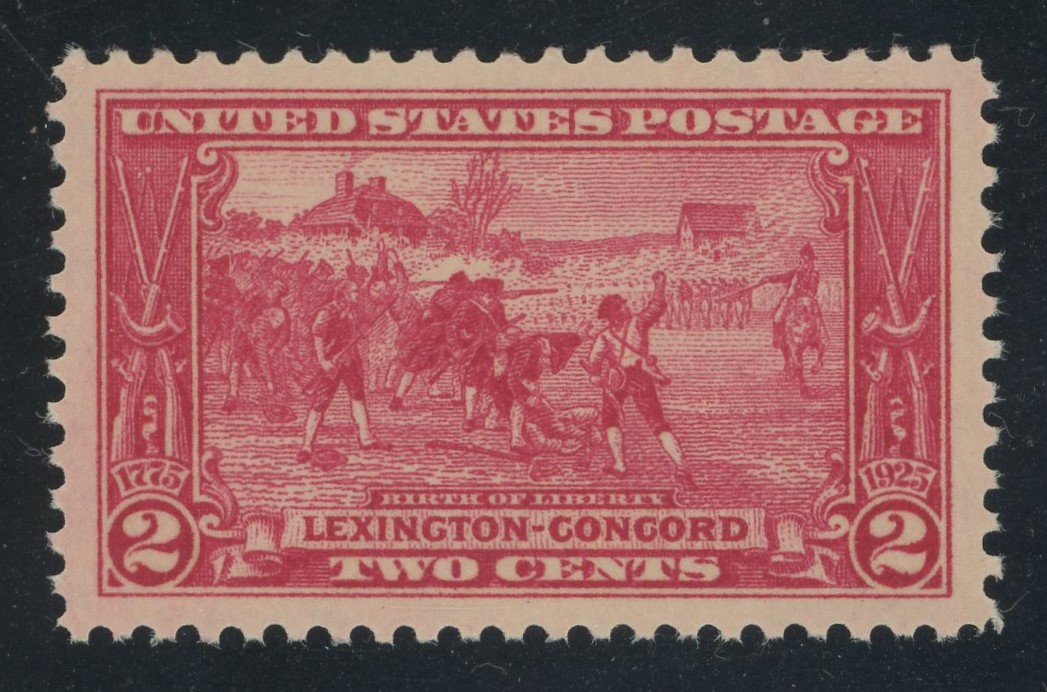 #philately #stamps Stamp of the day.
USA 618 - 2 cent Lexington Concord Issue of 1925.