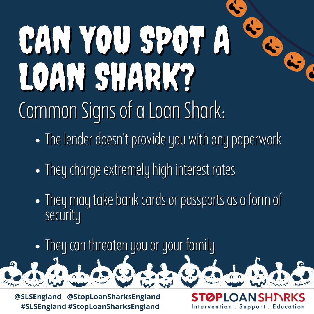 Do you know the signs of a loan shark? Follow us this #SLSWeek23 to find out more about loan sharks #behindthemask